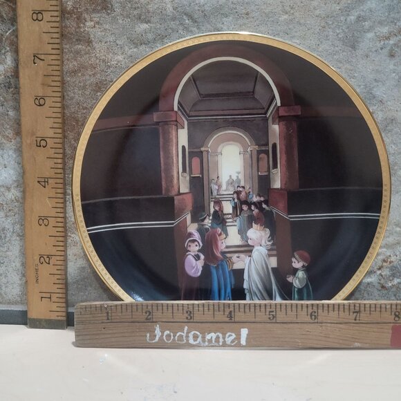Enesco Precious Moments Esthers Gift To Her People Decorative Plate Hamilton Col - Picture 8 of 12